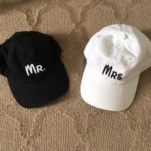 Pair of Disney Mr & Mrs hats
